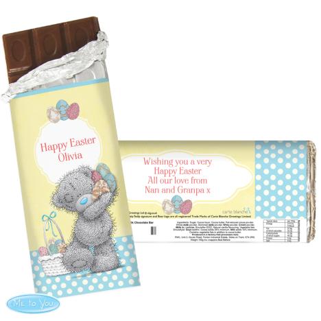 Personalised Me To You Easter 100g Chocolate Bar £6.99